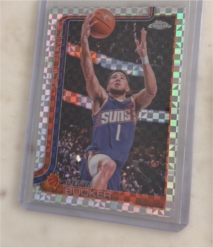 2025-26 Topps Chrome #195 Devin Booker — front