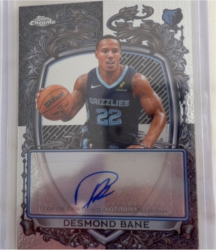 2025-26 Topps Chrome #SS-DB Desmond Bane Signature Style — front