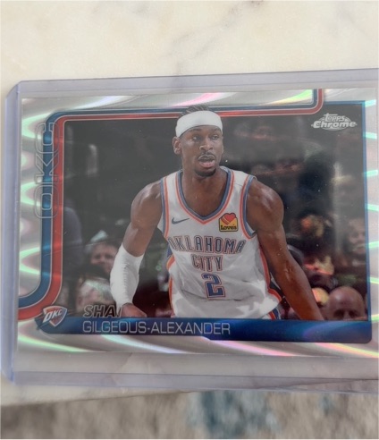 2025-26 Topps Chrome #141 Shai Gilgeous-Alexander — front