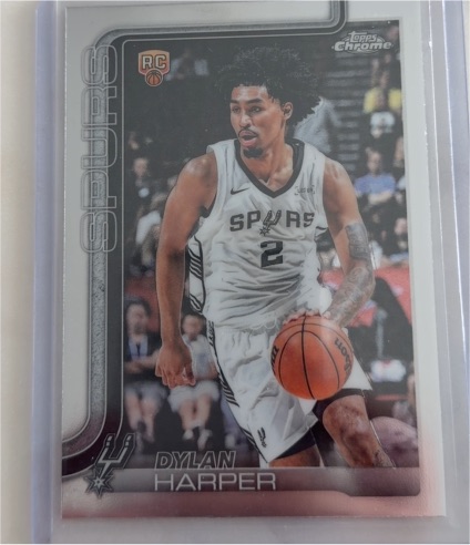 2025-26 Topps Chrome #252 Dylan Harper — front