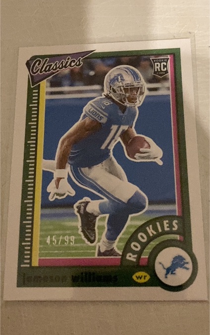 2022 Panini Classics #166 Jameson Williams — front
