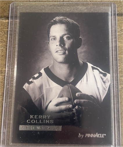1995 Pinnacle Showcase #17 Kerry Collins — front