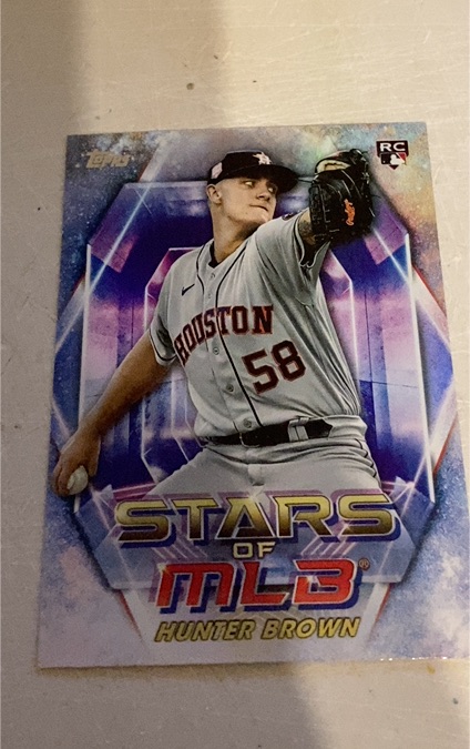 2023 Topps Update Stars of MLB #SMLB-73 Hunter Brown — front