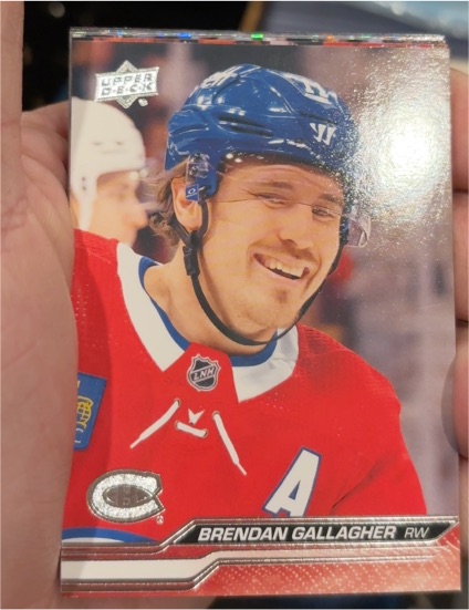 2023-24 Upper Deck #348 Brendan Gallagher — front