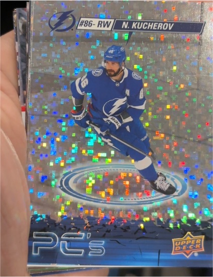 2023-24 Upper Deck Series 2 PC's Sparkle #PC-22 Nikita Kucherov — front