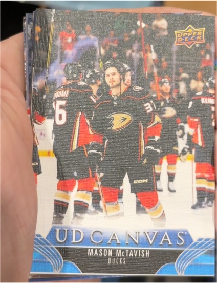 2023-24 Upper Deck UD Canvas #C122 Mason McTavish — front