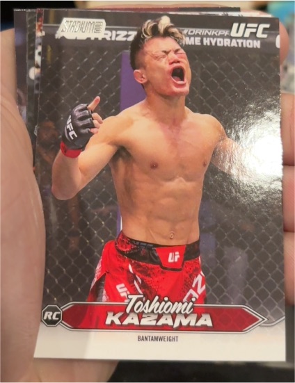 2025 Topps Stadium Club UFC #107 Toshiomi Kazama — front