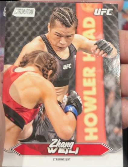 2025 Topps Stadium Club UFC #122 Zhang Weili — front