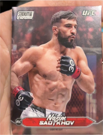 2025 Topps Stadium Club UFC Chrome #C-40 Nazim Sadykhov — front