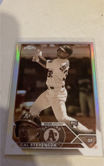2023 Topps Chrome #199 Cal Stevenson — front