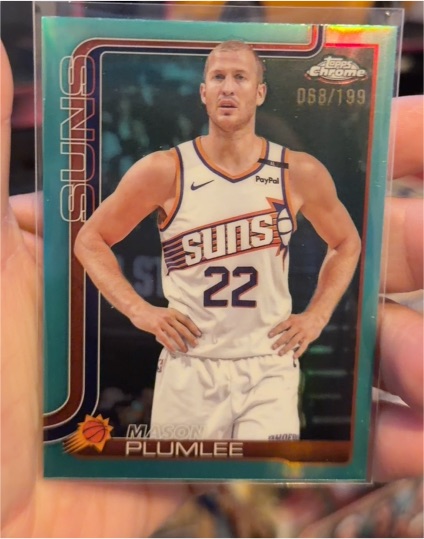 2025-26 Topps Chrome #106 Mason Plumlee — front