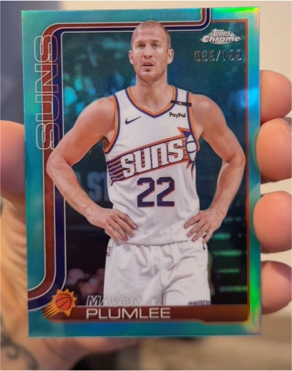 2025-26 Topps Chrome #106 Mason Plumlee — front