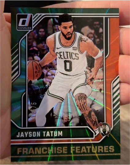 2024-25 Donruss #6 Jayson Tatum Franchise Features — front