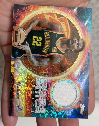 2025-26 Topps Swish and Stitch Relics #SST-DF Derrick Favors — front