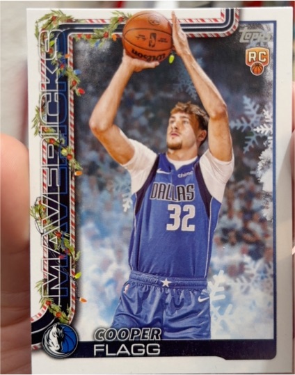 2025-26 Topps Holiday #H161 Cooper Flagg — front