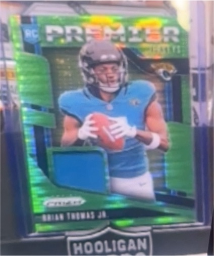 2024 Panini Prizm Premier Jerseys #PJ-BTJ Brian Thomas Jr — front