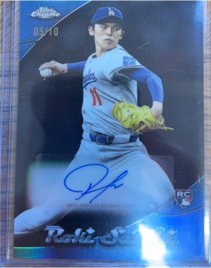 2025 Topps Chrome #05/10 Roki Sasaki — front