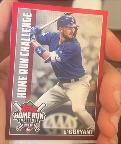 2019 Topps Home Run Challenge #HRC-12 Kris Bryant — front