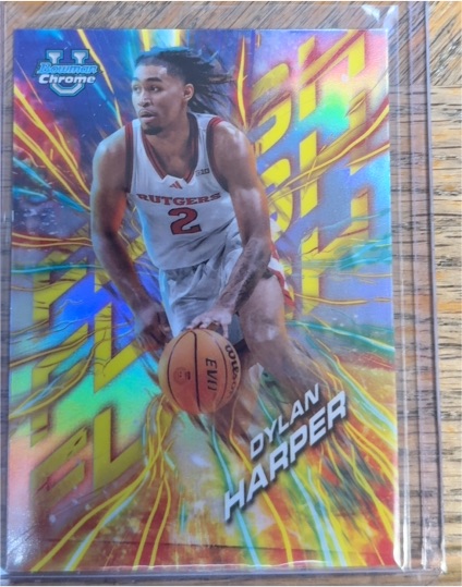 2024-25 Bowman University Chrome #FL-3 Dylan Harper Flash — front