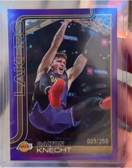 2025-26 Topps #153 Dalton Knecht — front