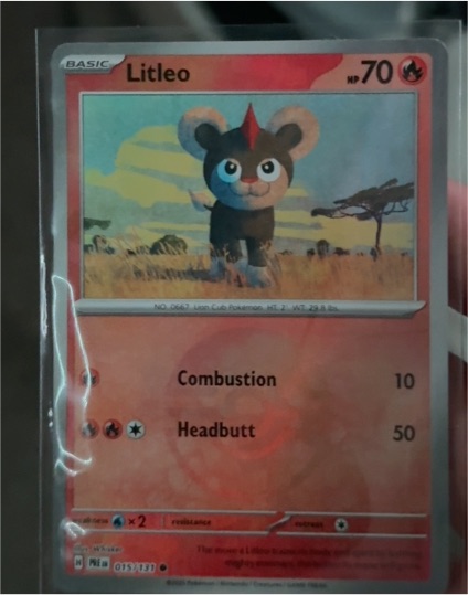 2025 Pokémon TCG Prismatic Evolutions #15 Litleo — front