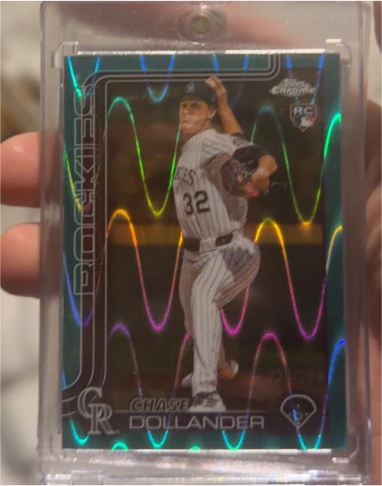 2025 Topps Chrome Update #USC18 Chase Dollander — front