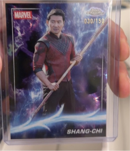 2025 Topps Chrome Marvel Studios #110 Shang-Chi — front