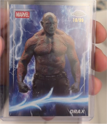 2025 Topps Chrome Marvel Studios #44 Drax — front