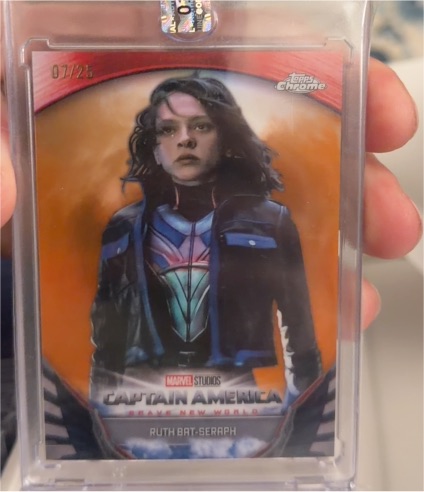 2025 Topps Marvel Studios Chrome Captain America #BNW-7 Ruth Bat-Seraph — front