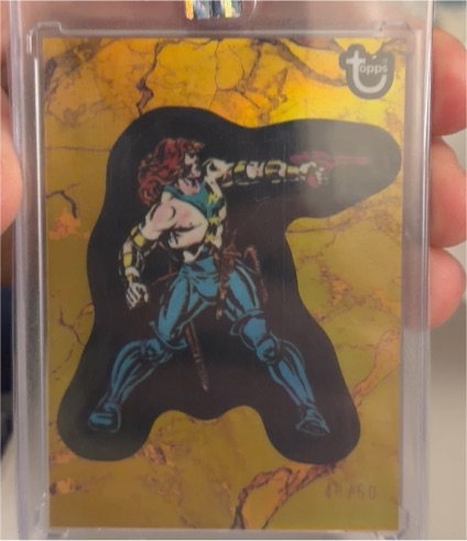 2025 Topps Marvel Comic Book Heroes 1975 Golden Killraven Gold Refractor #46 — front
