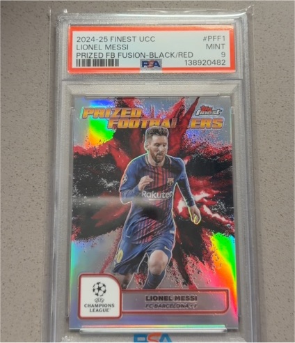 2024-25 Topps Finest UCC #PFF1 Lionel Messi — front