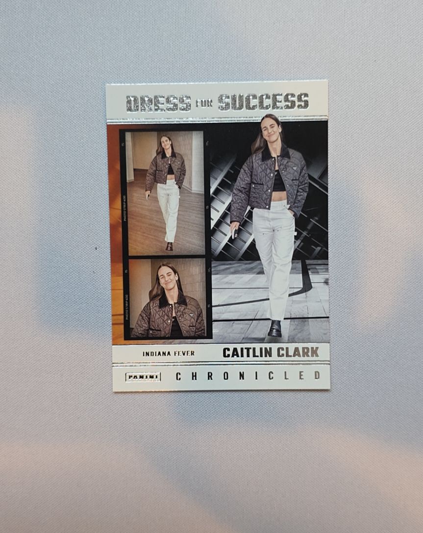 2025 Panini Chronicled #69 Caitlin Clark Dress for Success — front