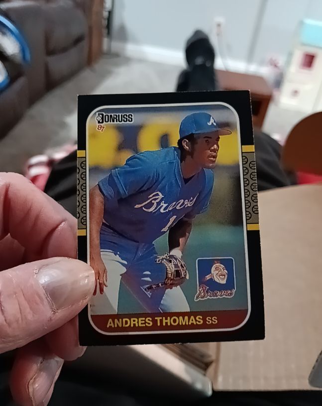 1987 Donruss #266 Andres Thomas — front