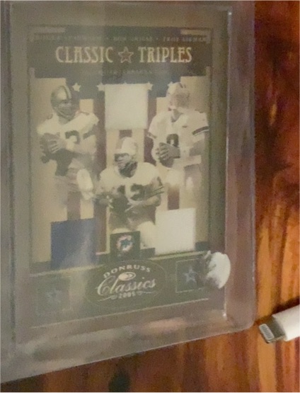 2005 Donruss Classics Classic Triples #CT-1 Tom Brady Joe Montana Terry Bradshaw — front