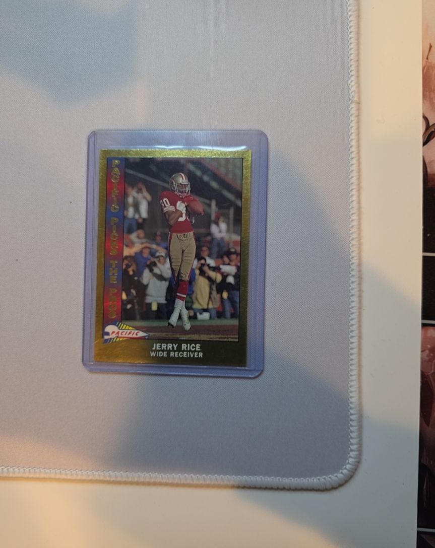 1991 Pacific Pacific Picks The Pros Gold #3 Jerry Rice — front