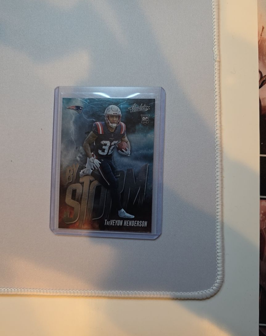 2025 Panini Absolute - By Storm #19 TreVeyon Henderson — front