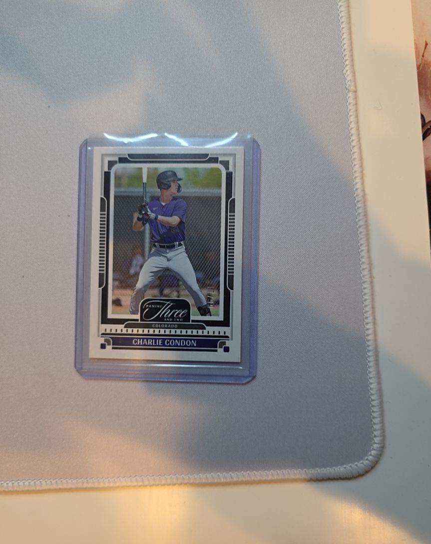 2025 Panini Three and Two Charlie Condon — front
