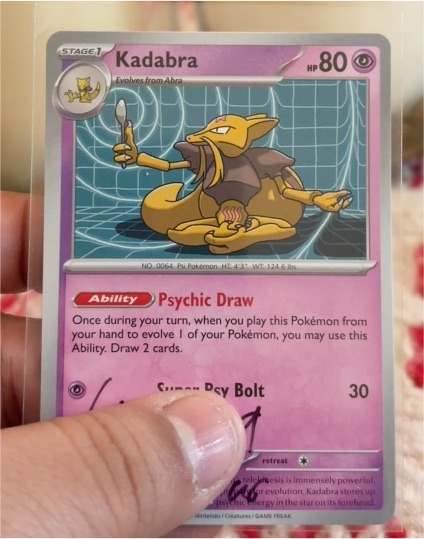 2016 Pokémon ME01: Mega Evolution #055 Kadabra — front