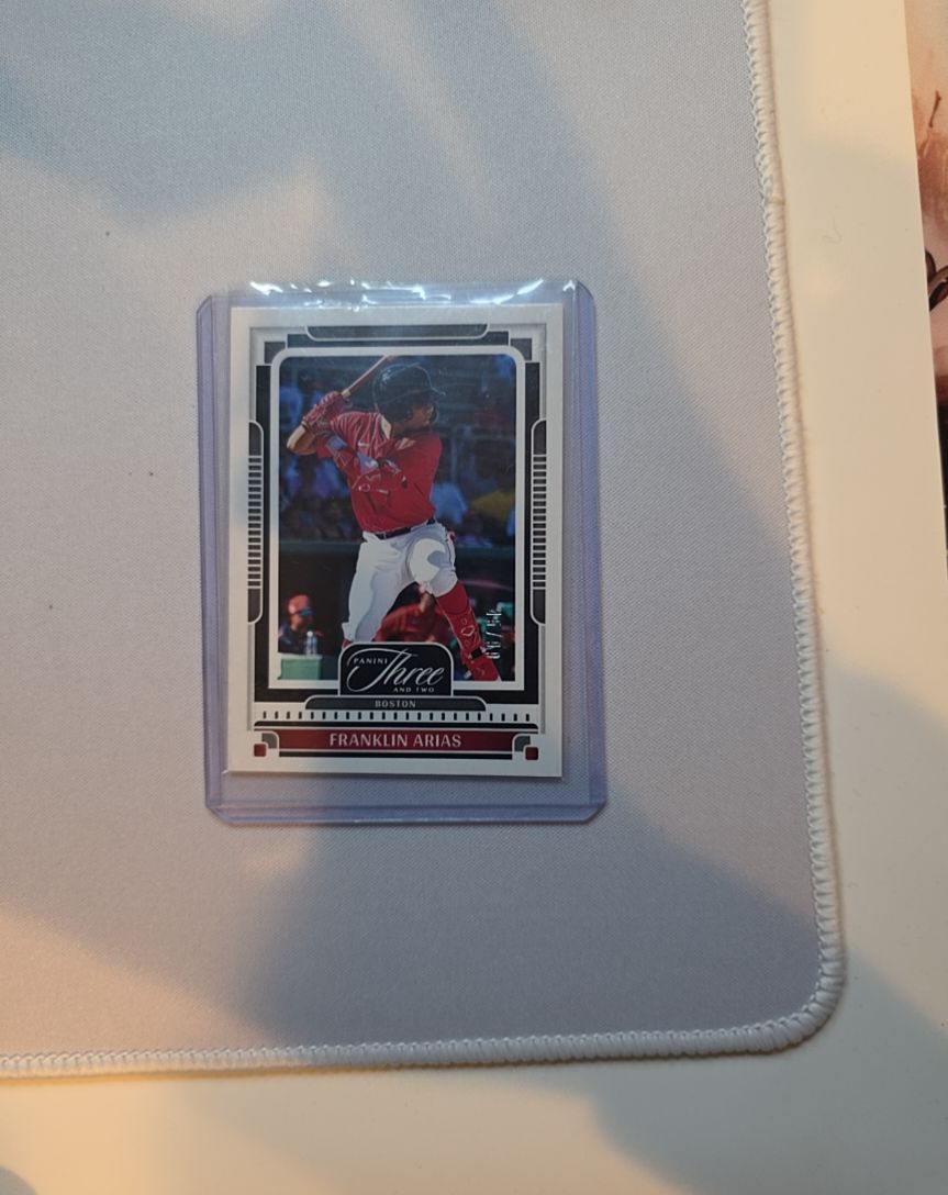 2024 Panini Three and Two Franklin Arias — front