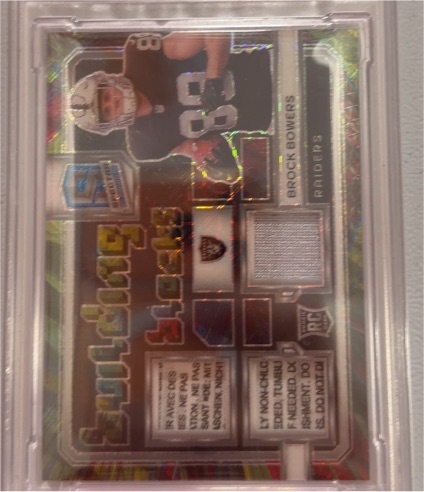2024 Panini Spectra - Building Blocks Brock Bowers #BB-20 — front