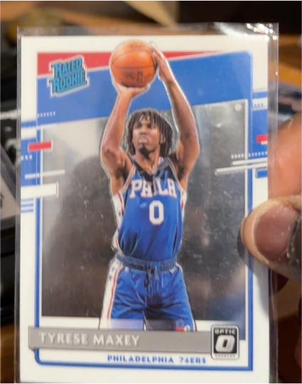 2020-21 Panini Donruss Optic #171 Tyrese Maxey — front