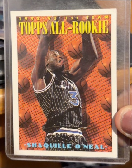 1993-94 Topps #152 Shaquille O'Neal — front