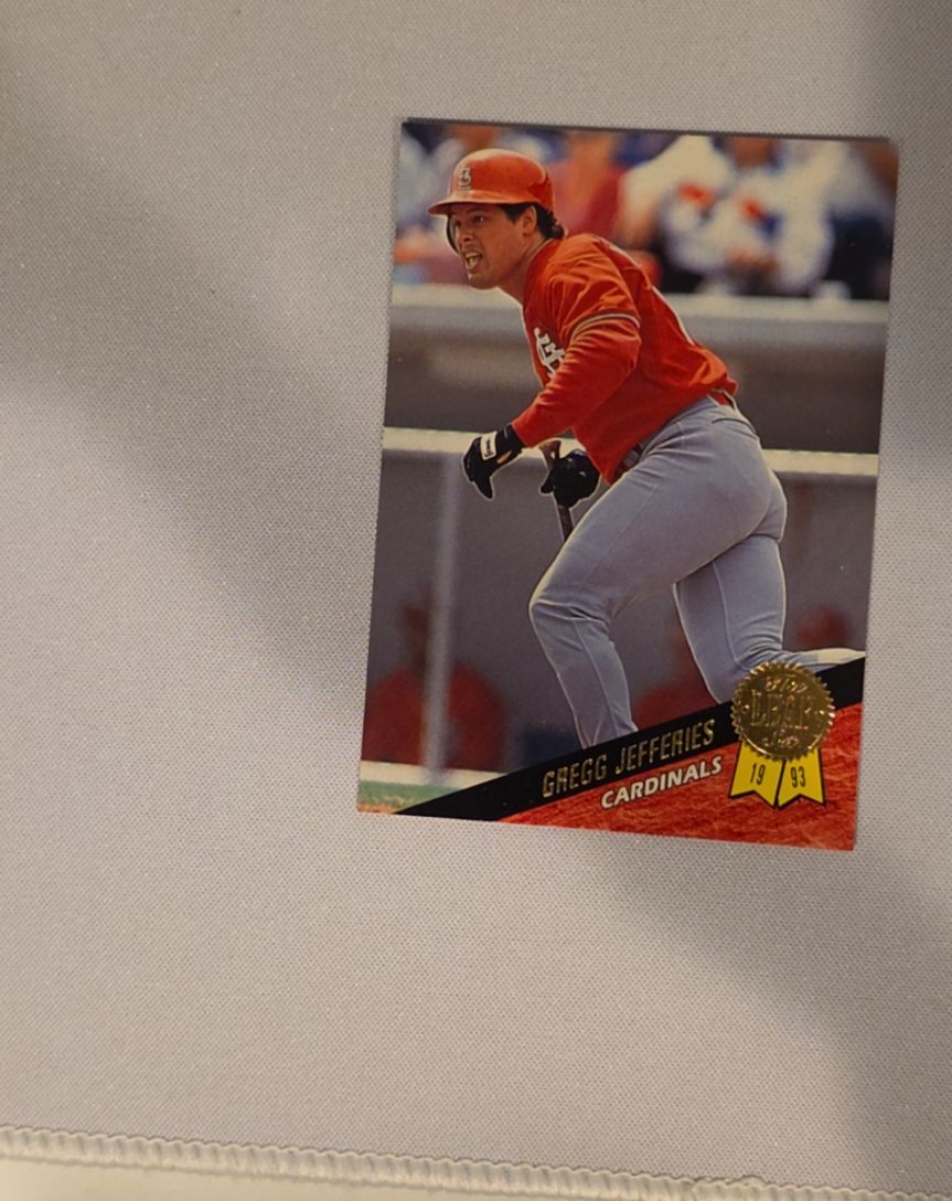 1993 Leaf #265 Gregg Jefferies — front