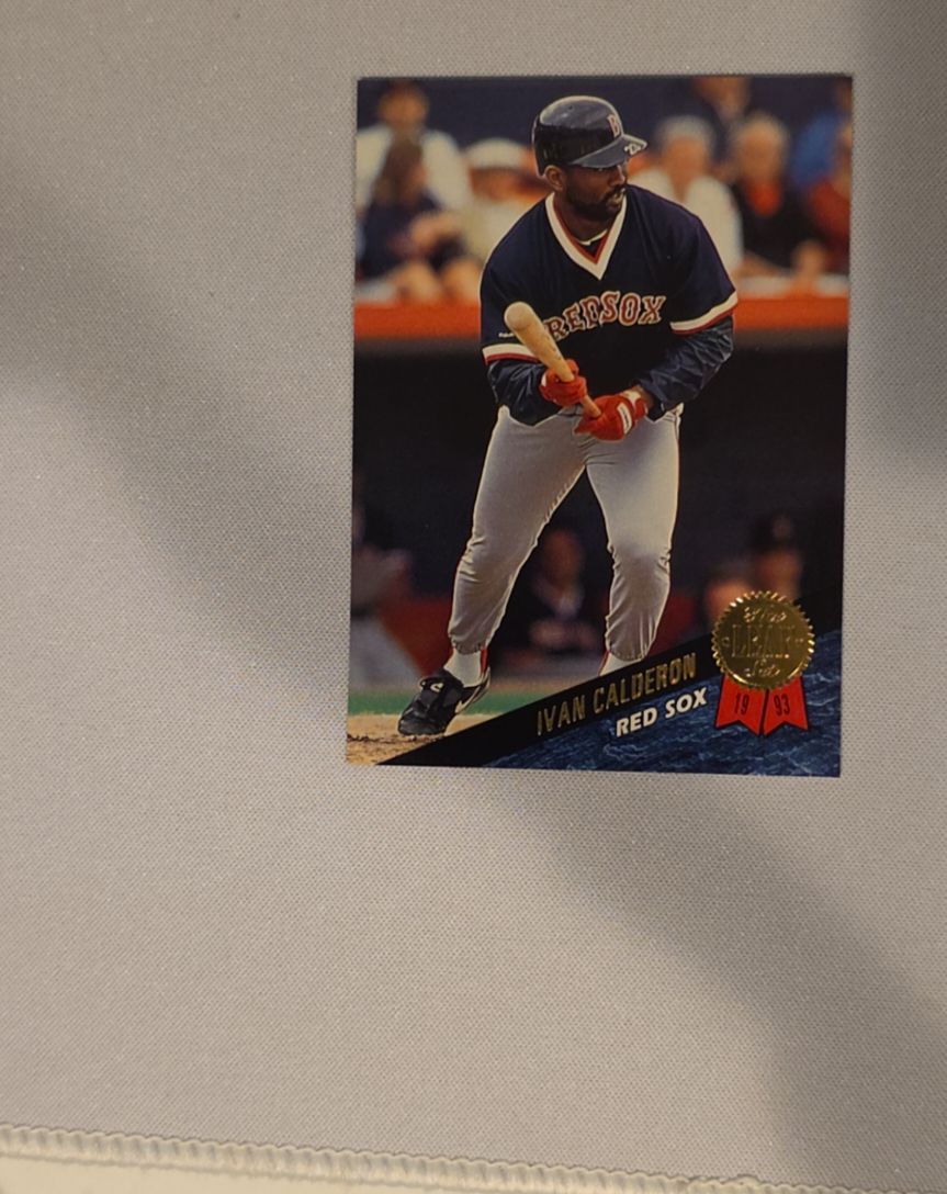 1993 Leaf #163 Ivan Calderon — front