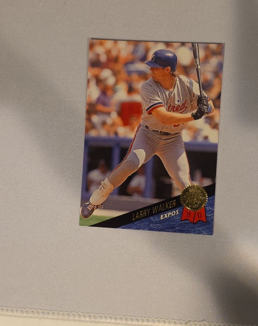 1993 Leaf #392 Larry Walker — front
