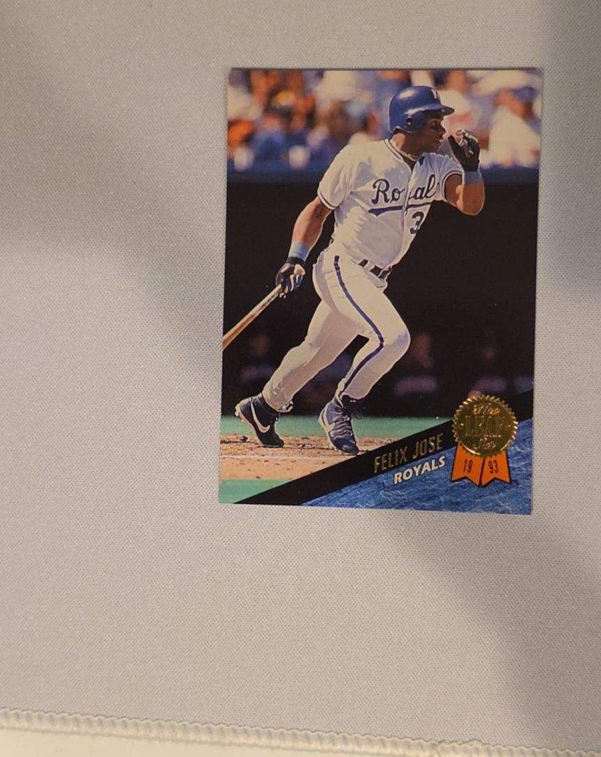 1993 Leaf #349 Felix Jose — front