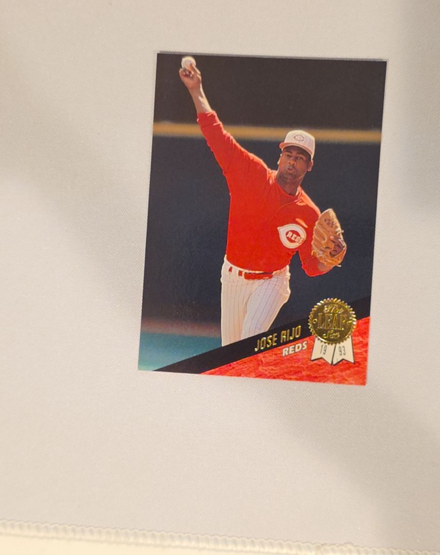 1993 Leaf #411 Jose Rijo — front