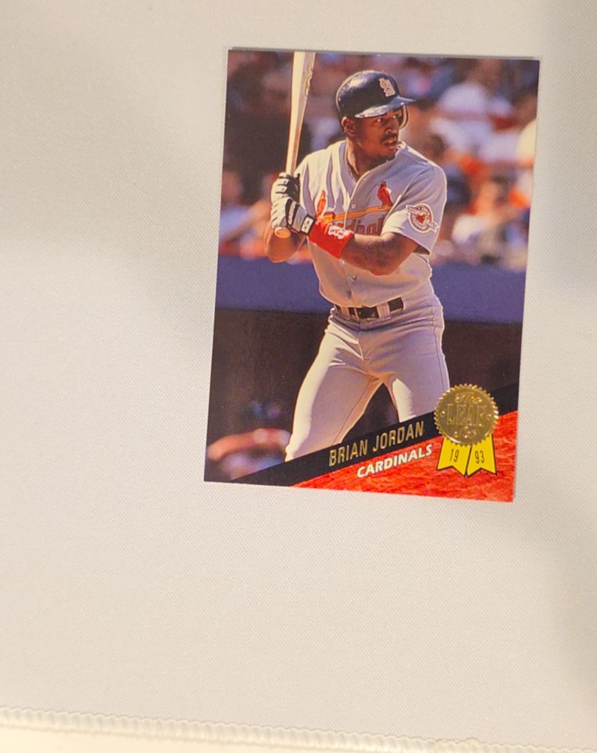 1993 Leaf #229 Brian Jordan — front