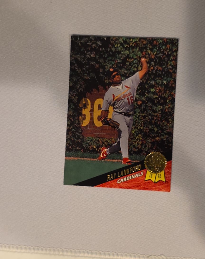 1993 Leaf #297 Ray Lankford — front