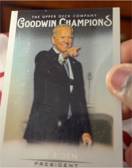 2021 Upper Deck Goodwin Champions #2 Joe Biden — front